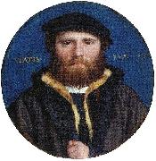 Portrait of an Unidentified Man, possibly the goldsmith Hans of Antwerp Hans holbein the younger